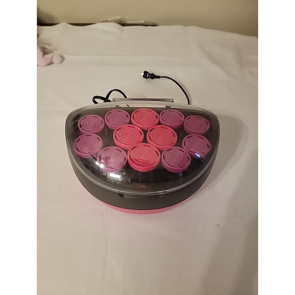 Remington Ionic Hot Rollers Velvet Hair Setter Curlers H-5600 3‎ Sizes Pageant